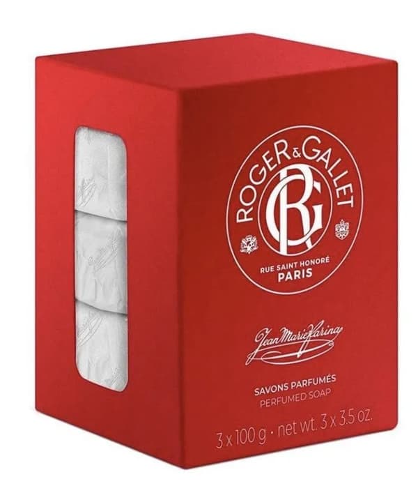 Roger & Gallet -Jean-Marie Farina 3 Perfumed Soaps of 100g