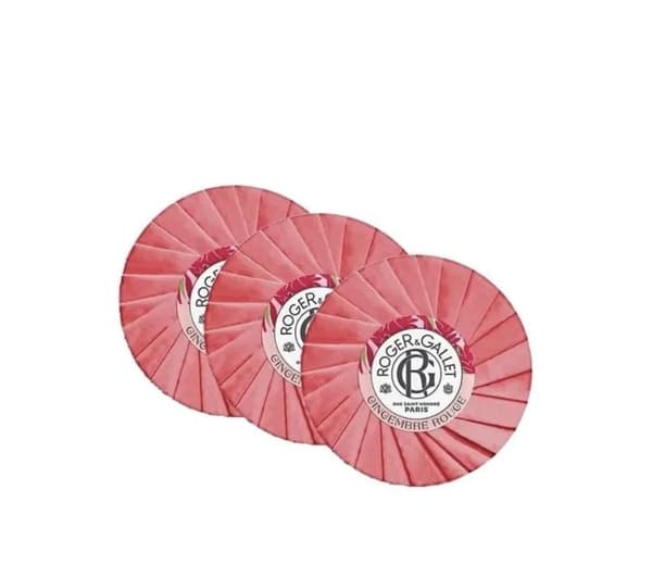 Roger & Gallet - Gingembre Rouge gavesæt -3 Sæber - 3 x 100 gr.