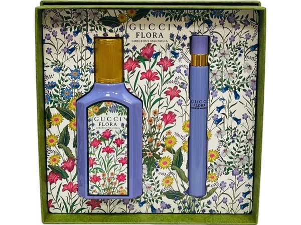 GUCCI SET (FLORA GORGEOUS MAGNOLIA (W) EDP/S 50ML + TRAVEL SPRAY 10ML)