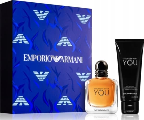 Armani Stronger With You set för män (EDT, 50 ml + duschgel, 75 ml )