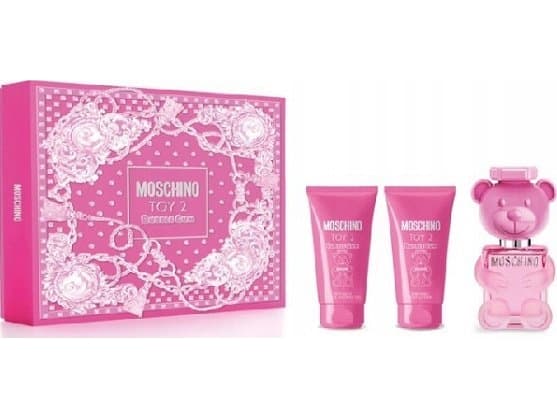 MOSCHINO SET (TOY2 BUBBLE GUM (W) EDT/S 50ML + BODY LOTION 50ML + SHOWER GEL 50ML )