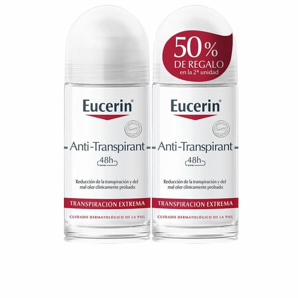 Roll on deodorant Eucerin Transpirant Desodorante On Lote Deodorant 2 enheder 50 ml