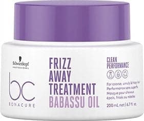 Schwarzkopf Hårmaske Schwarzkopf Frizz Away Bonacure for krusete hår 200 ml
