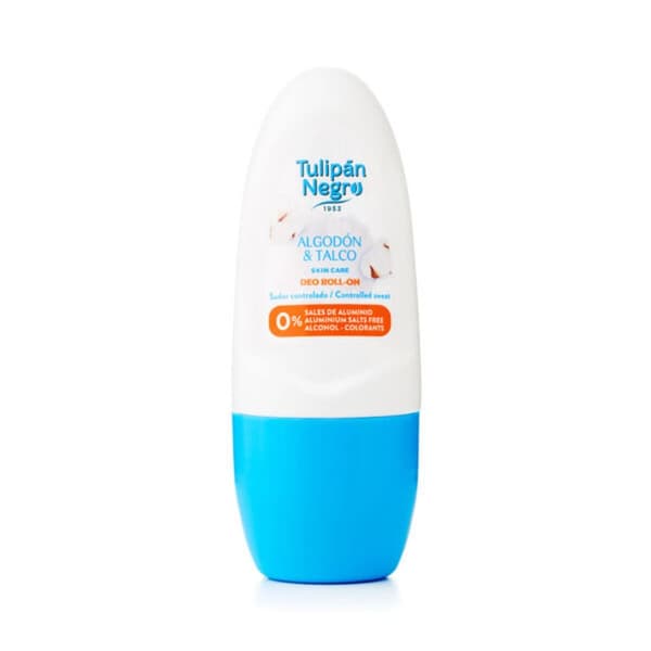 Roll-on-deodorantti Tulipán Negro Algodon & Talco 50 ml