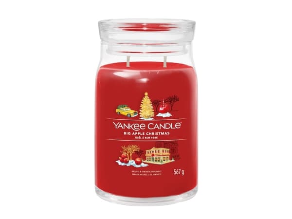 Yankee Candle Big Apple Christmas, Cylinder, Rød, 1 stykker