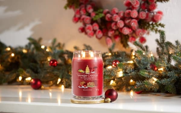 Yankee Candle Big Apple Christmas, Cylinder, Rød, 1 stykker