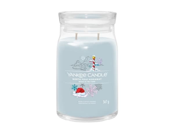 Yankee Candle North Pole Hideaway, Cylinder, Blå, 90 timer, 1 stykker