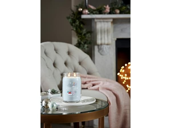 Yankee Candle North Pole Hideaway, Cylinder, Blå, 90 timer, 1 stykker