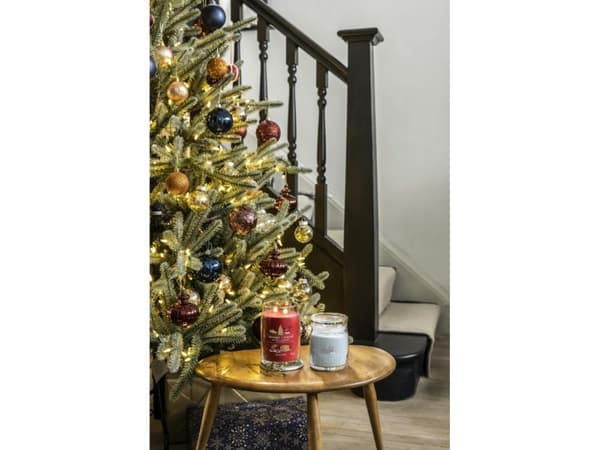 Yankee Candle North Pole Hideaway, Rund, Lyseblå, 50 timer, 1 stykker