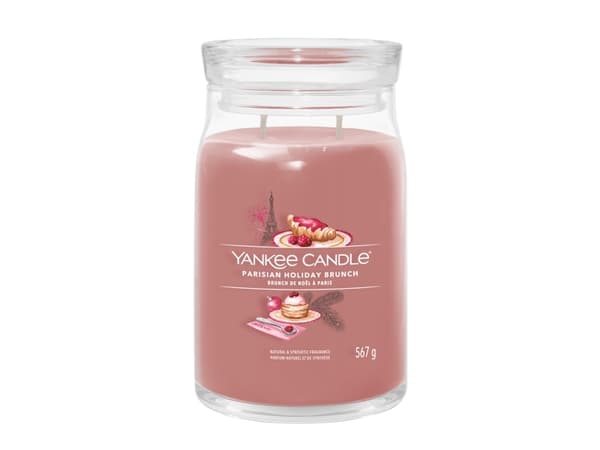 Yankee Candle Parisian Holiday Brunch, Cylinder, Rosa, Oransje, 90 timer, 1 stykker