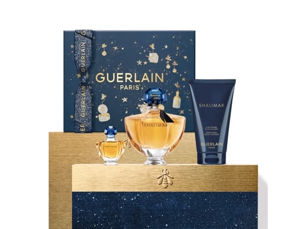 SET GUERLAIN Shalimar EDP spray 50ml + MINIATURA EDP 5ml + BODY LOTION 75ml