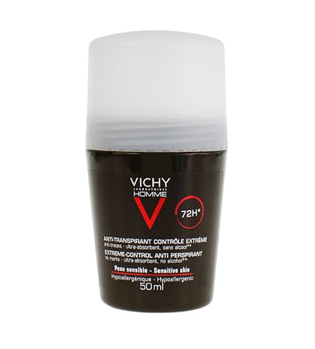 Vichy Homme 72h deodorant roll-on for men 50 ml