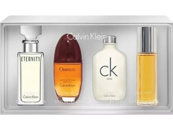 Calvin Klein Calvin Klein Women Mini Obsession eau de parfum spray 15ml + CK One eau de toilette spray 15ml + Escape eau de parfum spray 15ml + Etern