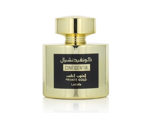 Lattafa Lattafa Confidential Private Gold EDP parfumuotas vanduo Unisex, 100 ml