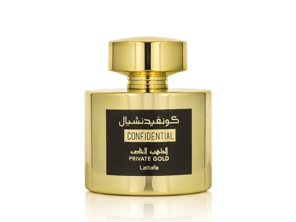 Lattafa Lattafa Confidential Private Gold EDP parfumuotas vanduo Unisex, 100 ml