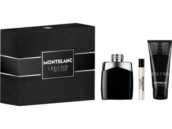 Montblanc Legend for Men EDT 100 ml + EDT MINI 7.5 ml + SG for Body & Hair 100 ml (man)