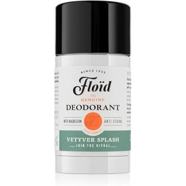 Deodorant - FLOÏD - Vetyver Splash - 75 ml - Magnesiumsalter - Doft av cederträ och vetiver