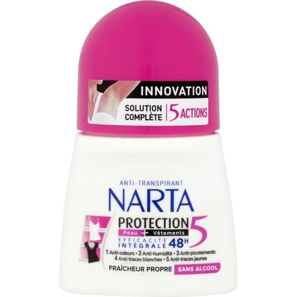 NARTA Anti-Perspirant Roll-on Deodorant 48h Skydd 5 - 50 ml