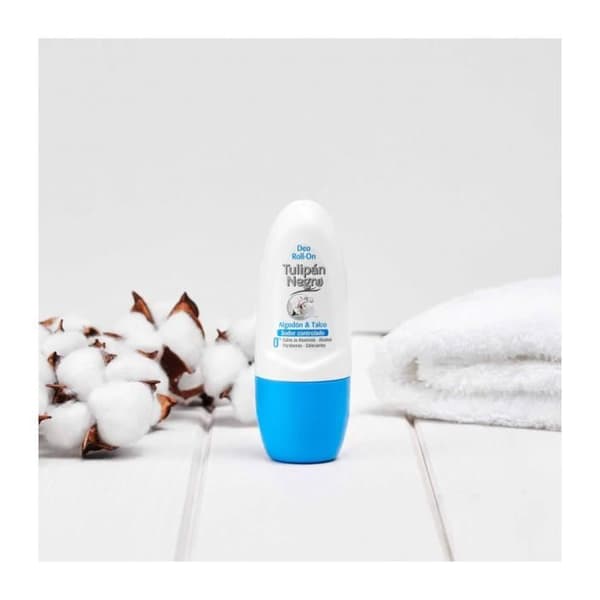 Tulipan Negro - Roll On Cotton &amp; Talc Deodorant - 50 ml