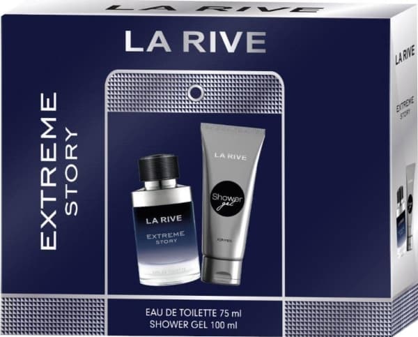 SET LA RIVE Extreme Story EDT spray 75ml + SHOWER GEL 100ml