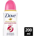Miniatyrbild 3 av 3: DOVE GO FRESH ADVANCED CARE granatäpple &amp; citron deodorant - 200 ml - Alkoholfri