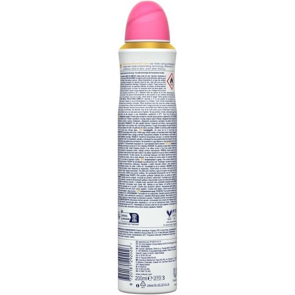 DOVE GO FRESH ADVANCED CARE granatäpple &amp; citron deodorant - 200 ml - Alkoholfri
