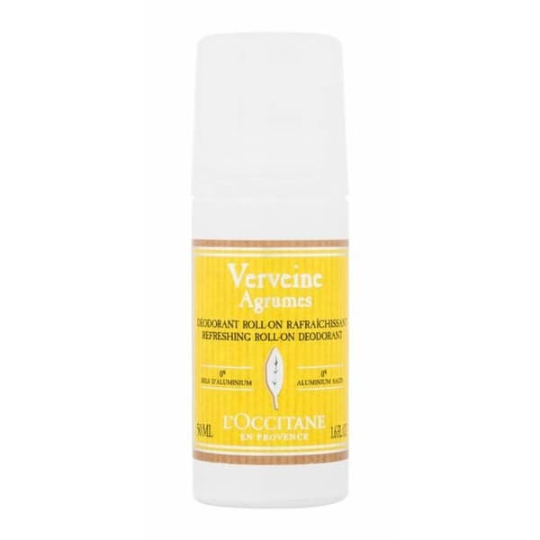 Roll-on Deodorant 50 ml L'Occitane Verbena Citrus - Vegansk, Naturlig, Aluminiumfri, Ingen alkohol