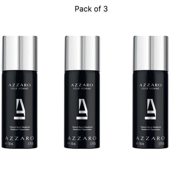 Azzar o för män Deodoran Spray för män 3*150ml