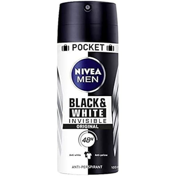 Deodorantspray - NIVEA MEN - Invisible Spray - För män - Original - Ficka