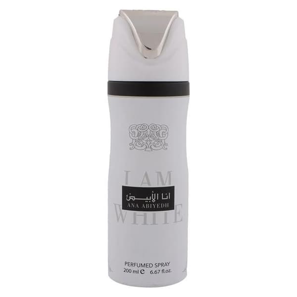 Deodorant - LATTAFA - Ana Abiyedh I Am White - 200 ml - Utan aluminiumsalter - Kvinna