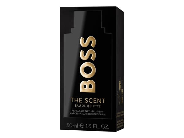 BOSS The Scent, Män, 50 ml, Påfyllbar flaska, Ingefära, Maninka (frukt), Läder