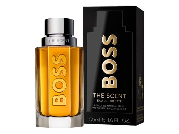 BOSS The Scent, Män, 50 ml, Påfyllbar flaska, Ingefära, Maninka (frukt), Läder