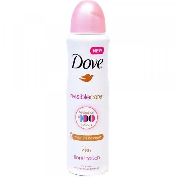 Anti-transpirant spray - DOVE - Osynlig vård med blommig doft - 250Ml - Utan alkohol - Blommig doft