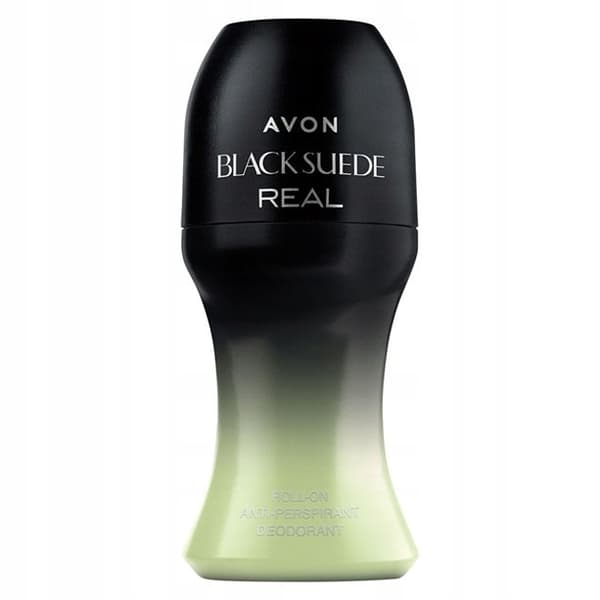 AVON Black Suede Real Antiperspirant Roll-on Deodorant