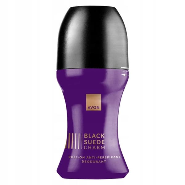 AVON antiperspirant deodorant roll-on svart mocka charm
