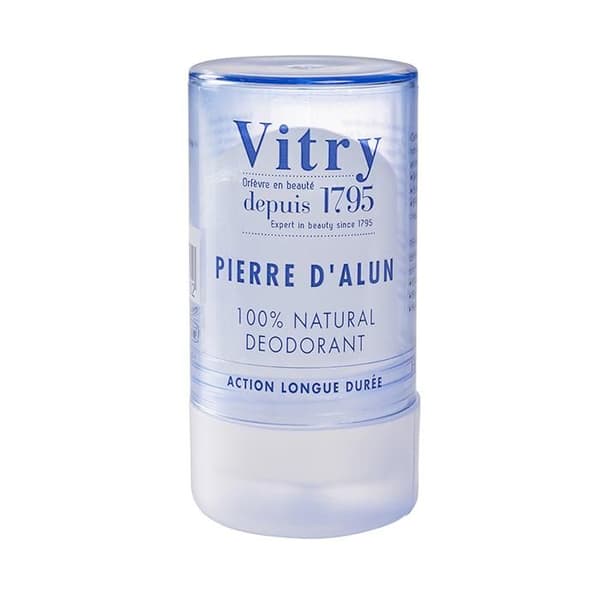 Deodorant - Vitry - Alunsten - 120g - 100% naturlig - Lugnande för känslig hud