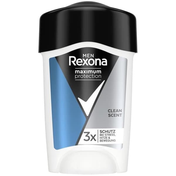 Skydd Clean Scent Stick - REXONA - Men Maximum - 3x effektivare - Hypoallergen - 45 ml