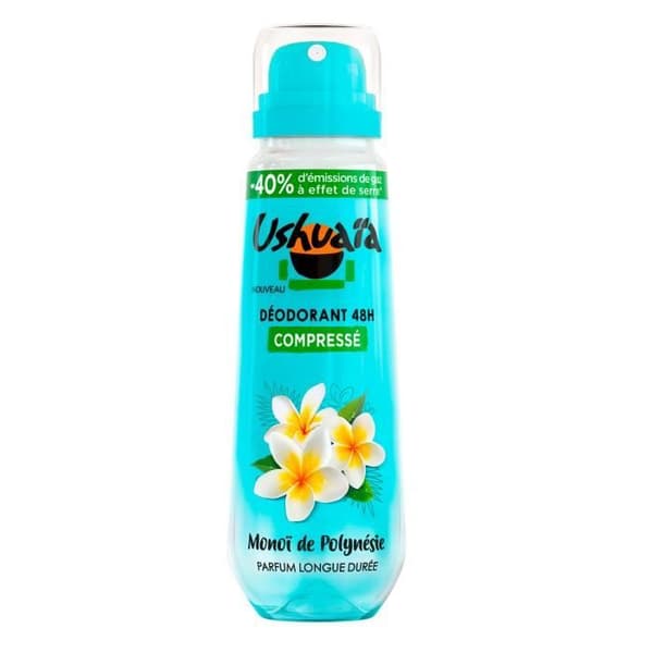 USHUAIA Compressed Deodorant 48h Monoi från Polynesien - 100 ml