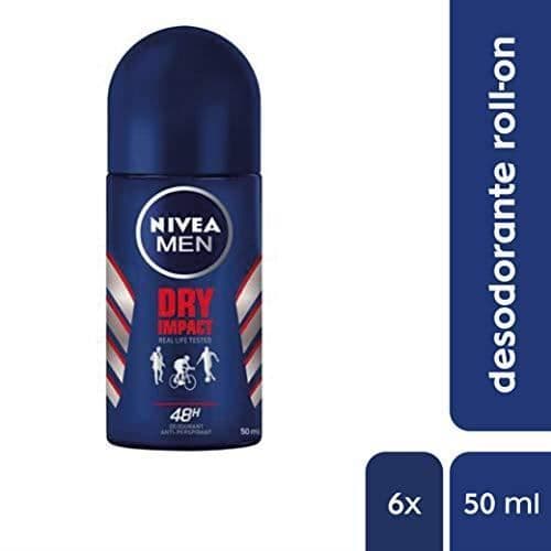 Nivea Men Deodorant Nivea Men dry impact W2 6 x 50 ml 81610-07405-28