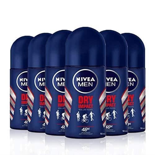 Nivea Men Deodorant Nivea Men dry impact W2 6 x 50 ml 81610-07405-28