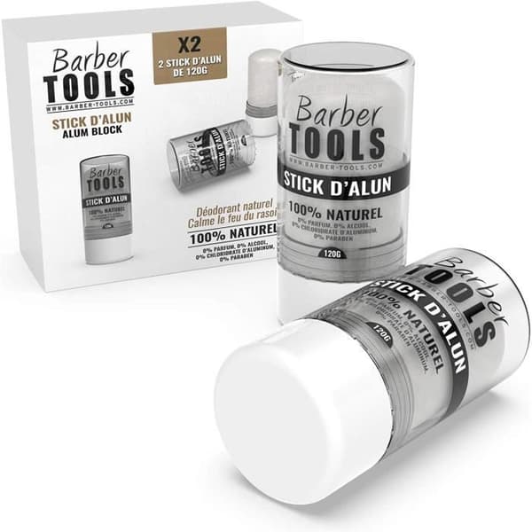 Set med 2 Deodorant Sticks på 120gr - Alun Stone - 100% naturligt - Paraben och aluminium hydrokloridfri