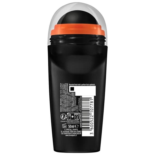 L'OREAL MEN EXPERT Carbon Protect 5-in-1 Ice Fresh Roll-On Deodorant - 50 ml