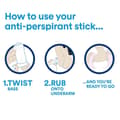 Miniatyrbild 4 av 4: Body deodorant - alun sten Dove - 8761272 - Dam Deodorant Stick Antiperspirant Original 40ml