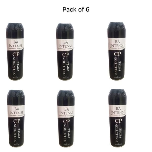 Collection Privée Ba Intense Deodoran för män 6 * 200ml
