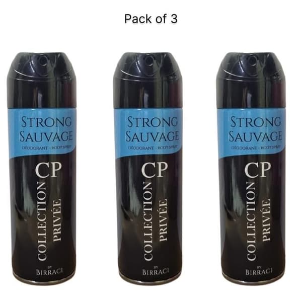 Collection Privée Sauvage Deodorant för män 3*200ml