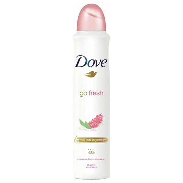 Dove Go Fresh Granatäpple och Citron Anti-Perspirant Deodorant Spray 250ml-3695079