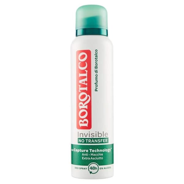 Borotalco Deodorant-Invisible Talc Med Borotalco Doft, Spray 150 Ml