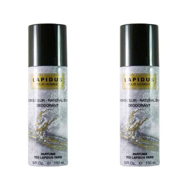 Ted Lapidus Lapidus Deodorant för män 2 * 150ml