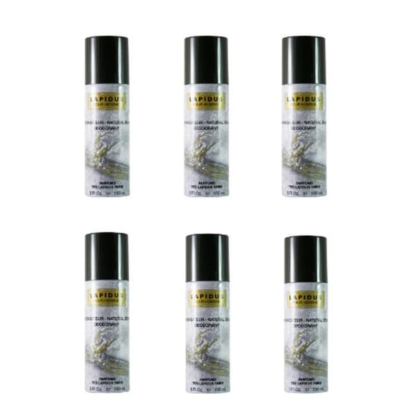 Ted Lapidus Lapidus Deodorant för män 6 * 150ml