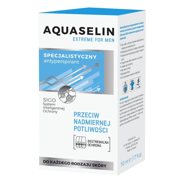 AQUASELIN EXTREME antiperspirantti roll-on miehille 50